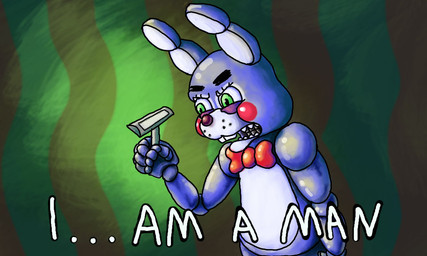 animatronic anthro blush bow_tie english_text five_nights_at_freddy's five_nights_at_freddy's_2 hi_res humor lagomorph machine male mammal parody pozem_(artist) rabbit razor robot safety_razor solo text toy_bonnie_(fnaf) video_games

Rating: Safe
Score: 25
User: Munkelzahn
Date: December 04, 2014