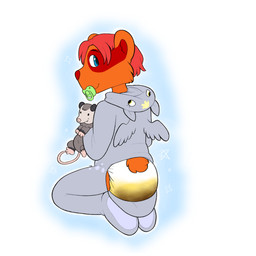 abdl abstract_background adult_baby ageplay anthro babying bangs beady_eyes black_eyebrows blue_background blue_eyes bodily_fluids butt butt_flap cheek_tuft closed_smile cloth_diaper clothed clothing derp_eyes diaper diaper_fetish diaper_focus eyebrows eyelashes facial_markings facial_tuft feces fluffy fluffy_tail full_diaper fur fur_markings fur_tuft furry_tail genital_fluids glistening glistening_eyes green_pacifier grey_onesie hair halftone_background head_markings holding_object holding_plushie infantilism kneeling looking_at_viewer looking_back looking_back_at_viewer male markings mouth_closed multicolored_body multicolored_ears multicolored_face multicolored_fur object_in_mouth onesie onesie_open onesie_undone open_flap open_onesie orange_body orange_ears orange_face orange_fur orange_legs orange_neck orange_snout orange_tail orange_tuft pacifier pacifier_in_mouth pattern_background plushie rear_view red_body red_face red_fur red_hair red_inner_ear red_markings red_nose red_tuft roleplay short_tail simple_background smile smiling_at_viewer soiled_diaper solo star_(shape) tail tuft unclean_diaper urine used_diaper using_diaper watersports wearing_diaper wet_diaper white_background white_diaper wings yellow_eyes toddlercasper friendship_is_magic hasbro my_little_pony mythology derpy_hooves_(mlp) redmond_brown american_opossum badger equid equine mammal marsupial mustelid musteline mythological_creature mythological_equine pegasus 1:1 colored digital_drawing_(artwork) digital_media_(artwork) halftone hi_res