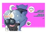 ahegao anal ball_size_difference balls balls_in_underwear big_balls big_penis butt buttplug duo genitals huge_balls huge_penis looking_pleasured male male/male penetrating_while_penetrated penis plug_(sex_toy) raised_tail sex sex_toy small_balls small_penis tail text gunbangjindog john_(pr-egg-nant) sebastian_(pr-egg-nant) canid canine canis domestic_cat domestic_dog felid feline felis mammal absurd_res comic_sans english_text hi_res