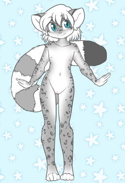 adolescent anthro bangs barely_visible_genitalia barely_visible_vulva biped black_markings black_spots breasts closed_smile countershade_face countershade_torso countershading digitigrade dipstick_tail eyebrows female female_anthro flat_chested fluffy fluffy_tail front_view fur genitals gloves_(marking) gradient_background grey_body grey_markings hair leg_markings leopard_spots loli looking_at_viewer markings mouth_closed multicolored_body navel nipples nude nude_anthro nude_female pattern_background pink_nose pose ring_(marking) ringed_tail short_hair simple_background smile socks_(marking) solo spots spotted_body spotted_fur standing star striped_markings striped_tail stripes tail tail_markings teal_eyes two_tone_body vulva white_body white_hair young young_anthro young_female malachyte spixy ailurid felid hybrid mammal pantherine red_panda snow_leopard 2016 digital_drawing_(artwork) digital_media_(artwork) full-length_portrait hi_res portrait restricted_palette
