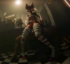 anthro anthro_penetrated bandage bandaged_arm bandaged_chest bandaged_hand bandaged_leg big_ears breasts cowgirl_position crossgender duo faceless_character faceless_male fangs female female_anthro female_on_human female_penetrated from_front_position fur glowing glowing_eyes human_on_anthro human_penetrating human_penetrating_anthro human_penetrating_female interspecies larger_human larger_male male male/female male_human male_on_anthro male_penetrating male_penetrating_female mtf_crossgender office on_bottom on_top penetration penile penile_penetration penis_in_vagina red_body red_fur sex size_difference small_breasts smaller_anthro smaller_female smaller_penetrated solo_focus teeth vaginal vaginal_penetration taanukic lewdmonsta_(modeler) magicalmystic_(va) five_nights_at_freddy's scottgames foxy_(fnaf) canid canine fox human mammal 3d_(artwork) 3d_animation animated digital_media_(artwork) hi_res short_playtime sound video