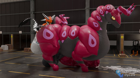 animal_genitalia animal_penis anthro anthro_on_feral balls balls_touching belly_slapping_masturbation bestiality big_balls big_penis black_body black_fur black_penis bodily_fluids cum duo equine_genitalia equine_penis feral feral_penetrated fur genital_fluids genitals herm herm/male huge_balls huge_penis hyper hyper_balls hyper_genitalia hyper_penis inside intersex intersex/male larger_penetrated male orange_body orange_fur penetration penile penile_penetration penis penis_in_vagina red_body red_fur red_penis size_difference small_top_big_bottom vaginal vaginal_penetration vulva white_body white_fur gylala hiyu_(modeler) nintendo pokemon gylala_(character) avali generation_5_pokemon pokemon_(species) scolipede 16:9 3d_(artwork) 3d_animation animated blender_(artwork) digital_media_(artwork) hi_res high_framerate huge_filesize long_playtime no_sound video widescreen