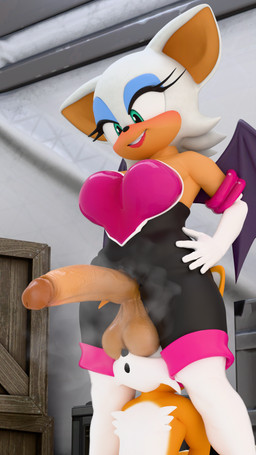 age_difference animal_ears anthro balls balls_on_face biped breasts clothed clothing crossgender detailed_background duo eyelashes ftg_crossgender fti_crossgender fur genitals glans glistening glistening_balls glistening_genitalia glistening_glans glistening_penis gynomorph gynomorph/male inside intersex intersex/male legwear male membrane_(anatomy) membranous_wings multicolored_body musk musky_balls musky_penis older_gynomorph older_intersex penis pupils standing these_aren't_my_glasses thick_thighs thigh_highs white_clothing wings young younger_male twintails3d sega sonic_the_hedgehog_(series) miles_prower rouge_the_bat bat canid canine fox mammal 3d_(artwork) 9:16 digital_media_(artwork) hi_res