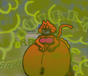 air_inflation anthro belly belly_expansion big_belly big_butt bloated butt clothed clothing drag_(fashion) embarrassed expansion fart fart_cloud fart_fetish hyper hyper_fart inflation male public rumbling_stomach solo stretch_marks rayzy24 hanna-barbera top_cat_(series) brain_(top_cat) domestic_cat felid feline felis mammal low_res