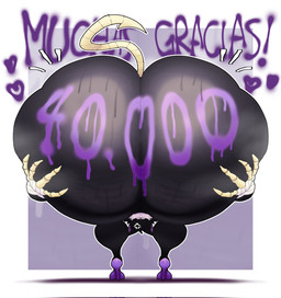 anthro bandaged_hand big_butt black_body butt clothing female footwear heart_symbol huge_butt shoes solo text thick_thighs crowundeadcat miss_crow domestic_cat felid feline felis mammal hi_res spanish_text