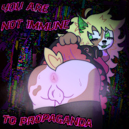 anthro anus balls big_butt blonde_hair bodily_fluids butt clothed clothing clothing_lift genitals gynomorph hair intersex legwear maid_uniform musk musky_butt solo sweat sweaty_balls sweaty_butt sweaty_genitalia text thigh_highs uniform goatwhorexo maya_(goatwhorexo) bovid caprine goat mammal 1:1 2025 english_text hi_res trans_(lore) trans_woman_(lore)