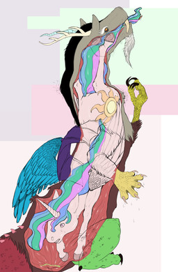 antlers black_mane bodily_fluids brown_body brown_fur claws duo feathered_wings feathers feet female feral finger_fetish finger_lick finger_play fingers forked_tongue fur green_body green_scales grey_body grey_fur hair hooves horn imminent_digestion inside_stomach licking long_hair male mane membrane_(anatomy) membranous_wings paws red_body red_scales scales sharp_teeth simple_background size_difference stomach_acid swallowing talons tears teeth toes tongue vore white_body white_fur wings x-ray_view yellow_body yellow_eyes yellow_fur discordantlyvore friendship_is_magic hasbro my_little_pony mythology discord_(mlp) princess_celestia_(mlp) chimera draconequus equid equine mammal mythological_creature mythological_equine winged_unicorn 2015 absurd_res hi_res