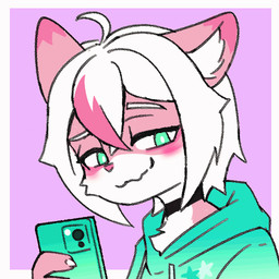 animated_gif anthro blush clothing hair looking_at_viewer male simple_background solo white_body 4pie dole_(4pie) canid canine fox humanoid mammal 1:1 2d_animation animated digital_media_(artwork) short_playtime
