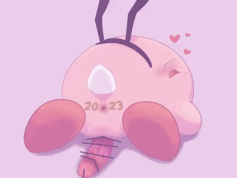 anus backsack balls bedroom_eyes biped blinking blue_eyes blush butt censor_bar censored_genitalia censored_penis closed_smile fake_ears fake_rabbit_ears fluffy fluffy_tail fur genitals heart_symbol ineffective_censorship looking_at_viewer looking_back looking_back_at_viewer lying male mouth_closed narrowed_eyes on_front penis penis_backwards pink_anus pink_balls pink_body pink_penis presenting presenting_anus presenting_balls presenting_hindquarters pupils purple_background rear_view red_body scut_tail seductive short_tail simple_background smile solo tail tail_motion tail_sway three-quarter_view tongue tongue_out vein veiny_penis white_body white_fur white_pupils ariarik_o0 chinese_zodiac kirby_(series) new_year_2023 nintendo year_of_the_rabbit kirby waddling_head 2023 4:3 animated censored digital_drawing_(artwork) digital_media_(artwork) frame_by_frame full-length_portrait loop no_sound portrait short_playtime video