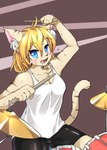 anthro clothing drum drum_set female hair musical_instrument percussion_instrument solo chaora domestic_cat felid feline felis mammal hi_res