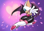 anthro armwear boots breasts clothing elbow_gloves eyeshadow female footwear fur gloves handwear high_heeled_boots high_heels makeup narrowed_eyes shoes solo sparkles tan_body tan_skin white_body white_fur wings jamoart sega sonic_the_hedgehog_(series) rouge_the_bat bat mammal hi_res signature