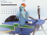 aircraft airplane anthro anthrofied areola areola_slip breasts calendar calendar_graphic camel_toe cleavage clothed clothing female outside pose solo tight_clothing unzipped vehicle wings zipper phylloaurea friendship_is_magic hasbro my_little_pony mythology rainbow_dash_(mlp) equid equine mammal mythological_creature mythological_equine pegasus pinup