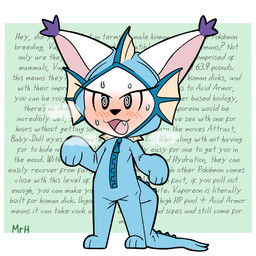 anthro clothed clothing costume eyelashes female fur looking_at_viewer smile solo tail text white_body white_fur mr_harinezumi bandai_namco digimon nintendo pokemon vaporeon_copypasta bianc_(el_senor_erizo) digimon_(species) domestic_cat eeveelution felid feline felis gatomon generation_1_pokemon mammal pokemon_(species) vaporeon 1:1 absurd_res english_text hi_res meme