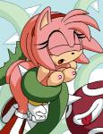 anthro areola big_breasts breasts butt_slap captured duo erect_nipples female nipples nude pink_body slap spanking tentacles thick_thighs wide_hips dboy project_x_love_potion_disaster sega sonic_the_hedgehog_(series) amy_rose eulipotyphlan hedgehog mammal 2014 2d_animation animated frame_by_frame