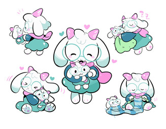 >w< anthro bar_emanata biped blue_scarf blush blush_stickers cloak clothing emanata eyes_closed eyewear floppy_ears fur glasses green_blanket green_cloak green_clothing green_eyewear green_glasses green_heart heart_symbol holding_object holding_plushie horn hug hugging_object hugging_plushie knitting knitting_needle male open_mouth open_smile pawpads pink_heart pink_horn pink_pawpads pink_scarf plushie scarf simple_background sitting sleeping smile solo sound_effects standing uwu vowelless vowelless_sound_effect wearing_glasses white_background white_body white_fur zzz hikarunrun0214 deltarune undertale_(series) ralsei bovid caprine darkner goat mammal 2025 digital_drawing_(artwork) digital_media_(artwork) hi_res multiple_images