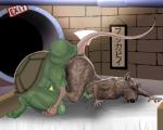 2009 all_fours anal ass_up brown_fur deep_rimming eyes_closed father frickabee fur gay incest japanese_text kneeling leonardo_(tmnt) licking male mammal muscles nude oral parent raised_tail rat reptile rimming rodent scalie semi_incest side_view son splinter teenage_mutant_ninja_turtles teeth text tongue turtle whiskers
Rating: Explicit
Score: 3
User: MadAres
Date: March 28, 2014