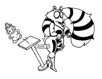 1-bit anthro big_breasts big_butt black_clothing bodysuit boots breasts bump bumping butt clothed clothing female female_anthro femme_fatale footwear fur furniture hands_on_hips markings pouch_(clothing) raccoon_tail sculpture shocked shoes simple_background skinsuit solo statue stripes table tail tail_markings thief tight_clothing white_background diegutan uva_the_raccoon mammal procyonid raccoon aliasing binary_drawing digital_drawing_(artwork) digital_media_(artwork)