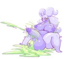 2018 alternate_version_at_source antennae_(anatomy) anthro areola balls belly big_balls big_belly big_breasts big_penis biped blush bodily_fluids breast_squeeze breasts colored_cum cum cum_drip cum_on_balls cumshot dragon dripping ejaculation eye_roll eyelashes eyewear gaia_(uwiggitywotm8) generation_6_pokemon genital_fluids genitals glasses goodra green_cum gynomorph hand_on_breast hands-free holding_breast huge_balls huge_breasts huge_penis humanoid_genitalia humanoid_penis hyper hyper_balls hyper_genitalia intersex inverted_nipples lactating looking_pleasured meganemausu mythological_creature mythological_scalie mythology nintendo nipples non-mammal_breasts nude open_mouth orgasm orgasm_face overweight overweight_anthro overweight_gynomorph overweight_intersex penis pokemon pokemon_(species) puffy_areola purple_eyes scalie shaking sitting slime slime_cum smile solo squeezing thick_thighs throbbing tongue tongue_out unusual_bodily_fluids unusual_cum unusual_genital_fluids unusual_lactation