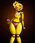 anthro beak beakless bib blue_eyes blush clothing female looking_at_viewer machine nightmare_fuel panties solo teeth text thick_thighs toothed_beak underwear wide_hips yellow_eyes furboz five_nights_at_freddy's five_nights_at_freddy's_2 scottgames cupcake_(fnaf) toy_chica_(fnaf) animatronic avian bird chicken galliform gallus_(genus) phasianid robot 4:5 animated english_text short_playtime