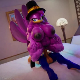 anthro areola bed big_breasts bodily_fluids breasts clothing cum cum_inflation cum_inside duo female female_penetrated furniture genital_fluids hat hat_only headgear headgear_only headwear headwear_only huge_thighs inflation lying male male/female male_penetrating male_penetrating_female mostly_nude muscular muscular_female muscular_thighs nightstand nipples on_back on_bed on_bottom on_top penetration penile penile_penetration penis_in_vagina reverse_cowgirl_position sex thick_thighs vaginal vaginal_penetration diag34 sega sonic_riders sonic_the_hedgehog_(series) sonic_the_hedgehog wave_the_swallow avian bird eulipotyphlan galliform hedgehog mammal phasianid turkey 1:1 3d_(artwork) 3d_animation animated digital_media_(artwork) short_playtime sound video