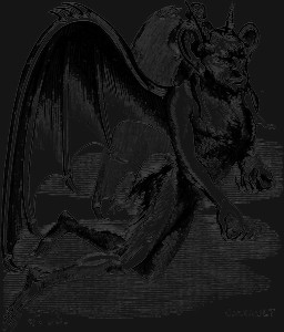 big_ears body_hair chest_hair claws duo featureless_crotch flying hair horn membrane_(anatomy) membranous_wings nipples nude outside simple_background sky tail transparent_background wing_claws wings louis_le_breton dictionnaire_infernal gaap_(goetia) demon horned_human human humanoid mammal 1863 19th_century alpha_channel ancient_art black_and_white hi_res monochrome signature