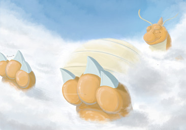 aircraft airplane ambiguous_gender anthro belly big_belly biped cloud eyes_closed giga macro orange_body sky skyscape smile solo vehicle aeronus nintendo pokemon dragonite generation_1_pokemon pokemon_(species) digital_media_(artwork) hi_res