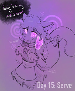 4_fingers abstract_background accessory anthro bell bell_collar biped bodily_fluids bow_(feature) bow_accessory bow_ribbon clothed clothing collar count day_count dialogue disembodied_hand drooling duo fingers fur furgonomics gloves gradient_background hair handwear hypnosis long_tail looking_at_viewer maid_uniform male mind_control number open_mouth ribbons ringed_eyes saliva simple_background smile solo_focus spiral spiral_background tail tail_accessory tail_bow tail_ribbon text uniform fauxpawe hypnovember phennie bear giant_panda mammal 2020 absurd_res digital_drawing_(artwork) digital_media_(artwork) english_text hi_res