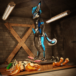 animal_genitalia animal_penis anthro anthro_on_anthro arms_tied ball_crush ball_squeeze ballbusting balls basement bdsm biped black_body black_boots black_clothing black_footwear black_fur black_shoes blue_body blue_fur blue_penis bodily_fluids bondage boot_on_balls boots bottomwear bound brown_body brown_fur canine_genitalia canine_penis claws clothed clothing cock_and_ball_torture cockbox crush cuff_(restraint) cum cum_dripping_from_penis cum_on_penis depth_of_field dominant dungeon erection feet flat_balls foot_crush foot_fetish foot_on_balls foot_play footwear fur genital_fluids genital_torture genitals goth_boots green_body green_fur grey_body grey_fur group hair hindpaw inside jacket knot leather leather_boots leather_bottomwear leather_clothing leather_footwear leather_jacket leather_pants leather_topwear legs_tied legwear male male/male metal_cuffs moan multicolored_body nude on_ground open_mouth orange_body orange_fur orgasm pain pants paws penis reflection restraints screaming sex shoes shoes_on slim slim_anthro slim_male slim_sub smile standing standing_on_balls submissive submissive_male tail topwear torture trampling trio white_body white_fur yellow_body yellow_fur dragonplayer dragonplayer_(character) dusty_foxwood_(dusty0071) mondsikel_(character) canid canine canis fox hybrid jex mammal rexouium 1:1 3d_(artwork) absurd_res blender_(artwork) blender_cycles_(artwork) digital_media_(artwork) hi_res