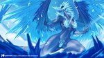 5_fingers anthro armor biped blue_body blue_eyes blue_scales blurred_foreground breasts claws clothed clothing day feathered_wings feathers female finger_claws fingers ice navel non-mammal_breasts outside patreon_logo scales sky snow solo tail text website_logo wings alanscampos capcom monster_hunter mythology nintendo patreon dragon elder_dragon mythological_creature mythological_scalie scalie velkhana 16:9 digital_drawing_(artwork) digital_media_(artwork) hi_res url widescreen