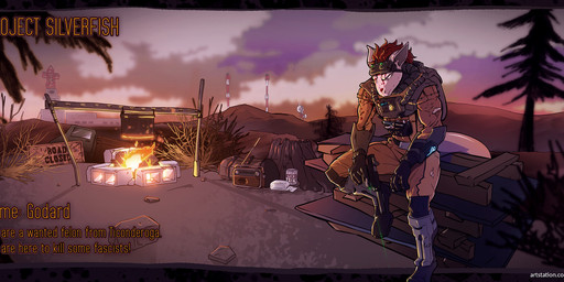 anthro armor blood bodily_fluids campfire clothed clothing cooking_pot detailed_background digitigrade electronics eyewear eyewear_on_head fire goggles goggles_on_head gun hair handgun holding_gun holding_handgun holding_object holding_pistol holding_ranged_weapon holding_weapon laser_sight male night_vision_goggles outside pistol plant post-apocalyptic radio radio_tower ranged_weapon red_hair silencer sitting solo sunset text tools tree weapon white_body brentonpeplinski13 project_silverfish inheritor lizard reptile scalie 2025 english_text hi_res url