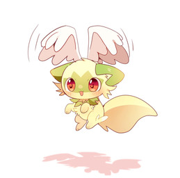 ambiguous_gender blush blush_lines cheek_tuft chest_tuft facial_tuft feathered_wings feathers feral flying fur green_body green_fur motion_lines open_mouth red_eyes simple_background solo tail tuft white_background wings wings_on_head yupo_0322 nintendo pokemon generation_9_pokemon pokemon_(species) sprigatito colored colored_sketch digital_drawing_(artwork) digital_media_(artwork) hi_res shaded sketch