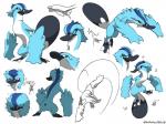 ambiguous_gender anthro blue_body blue_fur dryer eyes_closed fur hair_dryer solo star 50shadesofheliolisk crema_(company) temtem mammal monotreme platimous_(temtem) temtem_(species) hi_res model_sheet