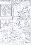 anthro bed black_and_white bottomwear breasts canid canine chair clothing comic computer dasyuromorph desk dialogue door duncan_(kitfox_crimson) duo electronics english_text failed_attempt female furniture genitals grabbing_sheets hand_holding hand_on_breast hand_on_neck kangaroo kitfox-crimson macropod male male/female mammal marsupial monochrome nipples novus_(kitfox-crimson) nude pain painful_penetration pants penis penis_grab pillow pockets recently_extinct_species romantic romantic_couple romantic_sex rumour_(kitfox-krimson) sex shirt sitting sketch sofa speech_bubble stolen_generation table text thylacine topwear watching_television