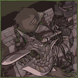 armor clothing duo female halberd hat headgear headwear high-angle_view male male/female melee_weapon polearm standing weapon vetiver_n elden_ring elden_ring_nightreign fromsoftware guardian_(nightreign) recluse_(nightreign) avian bird human mammal 1:1 hi_res
