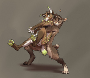 4_toes 5_fingers anthro arm_markings biped black_claws black_pawpads brown_body brown_ears brown_eyebrows brown_fur brown_markings brown_spots brown_tail brown_tuft carrying_another carrying_partner casual_nudity claws convenient_censorship countershade_arms countershade_face countershade_fur countershade_legs countershade_tail countershade_torso countershading digitigrade dipstick_ears dipstick_tail duo ear_markings ear_tuft eyebrows eyes_closed fangs feet finger_claws fingerless_(marking) fingerpads fingers fluffy fur fur_markings green_claws green_eyes green_markings green_nose green_pawpads green_spots green_tail_tip green_tuft grey_background grin happy head_tuft heart_symbol hindpaw hip_markings hug hugging_another hugging_from_behind humanoid_hands inner_ear_fluff iris leg_markings legs_up male male/male male_anthro markings multicolored_body multicolored_ears multicolored_fur multicolored_tail orange_inner_ear orange_nose pawpads paws pupils shadow short_tail shoulder_markings simple_background smile social_nudity spots spotted_body spotted_fur spotted_markings spread_toes standing tail tail_markings teeth toe_claws toeless_(marking) toes tuft whiskers white_body white_countershading white_ear_tips white_fur white_inner_ear white_inner_ear_fluff white_markings white_tail white_tail_tip white_tuft wide_stance koul fek_(character) sochi_(lynx) felid feline lynx mammal 2024 shaded