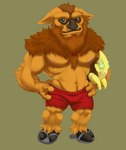 3_fingers anthro arm_tuft beard belly big_muscles big_pecs black_hooves black_nose bottomwear brown_beard brown_body brown_facial_hair brown_fur chest_tuft closed_smile clothed clothed_anthro clothed_male clothing ear_tuft elbow_tuft eyebrows facial_hair fingers footwear front_view fur green_background green_eyes grey_clothing grey_footwear grey_sandals hands_on_hips hooves huge_muscles huge_pecs humanoid_hands leg_tuft looking_at_viewer male male_anthro mouth_closed musclegut muscular muscular_anthro muscular_male nipples pecs pink_nipples red_bottomwear red_clothing red_shorts round_eyes sandals serratus shoes shorts simple_background smile smiling_at_viewer solo standing tan_arms tan_belly tan_body tan_chest tan_ears tan_face tan_fingers tan_fur tan_hands tan_inner_ear tan_legs thick_eyebrows topless topless_anthro topless_male tuft bristol dota valve raigor_stonehoof_the_earthshaker mammal 2017 colored digital_drawing_(artwork) digital_media_(artwork) digital_painting_(artwork) full-length_portrait portrait shaded