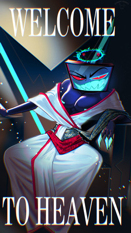 abstract_background asian_clothing bedroom_eyes blue_body blue_eyes blue_skin chair claws clothed clothing east_asian_clothing electronics finger_claws for_a_head furniture japanese_clothing kimono looking_at_viewer male muscular muscular_humanoid muscular_male narrowed_eyes not_furry off_shoulder pecs pupils red_sclera screen screen_face seductive sharp_teeth sitting slit_pupils smile solo teeth television text throne tv_antenna dopeybunni hazbin_hotel hellaverse vox_(hazbin_hotel) demon demon_humanoid humanoid object_head screen_head tv_head 2026 4k 9:16 absurd_res anaglyph digital_drawing_(artwork) digital_media_(artwork) english_text hi_res stereogram