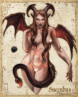 2_horns 5_fingers apple back_wings black_lips black_nails blood blood_on_hand bodily_fluids breasts brown_hair claws closed_smile collarbone colored_nails female fingernails fingers food front_view fruit glowing glowing_eyes hair head_horn horn lips long_hair looking_at_viewer membrane_(anatomy) membranous_wings mouth_closed nails nude nude_female nude_humanoid plant pose red_membrane red_wings simple_background small_wings smile smiling_at_viewer solo spread_wings stinger stinger_tail tail tan_background text twitter_handle wing_claws wings christopher_stoll feminomicon demon demon_humanoid humanoid succubus 2016 digital_drawing_(artwork) digital_media_(artwork) english_text hi_res portrait species_name three-quarter_portrait