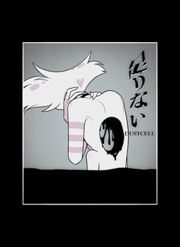 4_arms hole_in_chest male multi_arm multi_limb rear_view solo text enaic31 dustcell hazbin_hotel hellaverse angel_dust arachnid arthropod demon humanoid spider absurd_res hi_res japanese_text