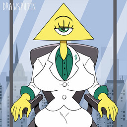 1_eye ambiguous_gender big_breasts blush blush_lines bra breasts building bursting_breasts bursting_out_of_clothing button_(fastener) button_pop chair cleavage clothed clothed_female clothed_human clothed_humanoid clothing collarbone computer_keyboard computer_monitor computer_mouse currency_symbol desk dollar_sign door explosion female for_a_head furniture group nipple_outline not_furry office office_chair solo symbol table text underwear wardrobe_malfunction water_cooler window drawsputin epilepsy_warning leanne_crow_button_pop ms._illumine human humanoid mammal object_head shape_head 1:1 2026 2d_animation animated artist_name digital_media_(artwork) english_description english_text frame_by_frame meme