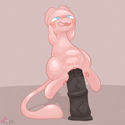 abdominal_bulge ambiguous_fluids animal_dildo animal_sex_toy anthro blush blush_stickers dildo dildo_in_vagina dildo_insertion equine_dildo female genitals heart_eyes heart_symbol long_tail looking_pleasured penetration pink_body sex_toy sex_toy_in_vagina sex_toy_insertion shaking shivering simple_background solo tail vaginal vaginal_penetration vulva pankatares nintendo pokemon generation_1_pokemon legendary_pokemon mew_(pokemon) pokemon_(species) 1:1 signature