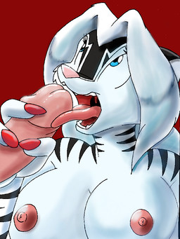anthro duo erection fellatio female female_focus genitals humanoid_genitalia humanoid_penis licking male male/female oral penile penis penis_lick sex simple_background solo_focus tongue tongue_out toony fureverick zig_zag felid hybrid mammal mephitid pantherine skunk tiger 3:4 aliasing digital_media_(artwork)