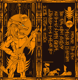 anthro athletic athletic_anthro athletic_male biceps blue_eyes bone clothing crown egyptian egyptian_architecture egyptian_clothing egyptian_headdress graphic_design headgear male markings muscular muscular_male muscular_thighs musical_instrument plucked_string_instrument poster_design rib_cage runes skull solo string_instrument tribal tribal_markings tribe typography hynvale mythology hynvale_navayaghale_(hynvale) canid canine canis dragon hybrid mammal mythological_creature mythological_scalie scalie wolf constructed_language digital_drawing_(artwork) digital_media_(artwork) fictional_language flat_colors hi_res hieroglyphic_text unknown_language warm_colors