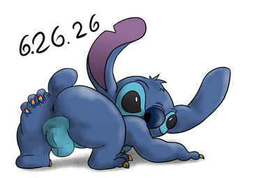 all_fours anthro anus balls big_butt blue_body blue_fur butt fur genitals hand_on_butt lgbt_pride looking_back male notched_ear rear_view solo spread_butt spreading macro710 thatweirdguy disney lgbt_pride_month lilo_and_stitch stitch_(lilo_and_stitch) alien experiment_(lilo_and_stitch) digital_media_(artwork) hi_res