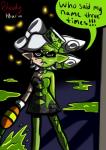 female solo text yellow_eyes renee-moonveil creepypasta nintendo splatoon marie_(splatoon) animal_humanoid cephalopod cephalopod_humanoid humanoid inkling marine marine_humanoid mollusk mollusk_humanoid 2015 english_text