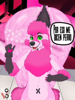 anthro butt male solo kothony(koxok) aureliodelacroix(normal) canid canine canis domestic_dog mammal poodle 3:4 absurd_res hi_res meme tagme
