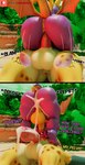 2_horns anal anal_fluids anal_penetration anthro anus backsack balls big_balls big_butt big_penis bodily_fluids brown_spots butt circumcised cowgirl_position cum cum_in_ass cum_inside cum_on_penis cum_string dialogue duo erection exclamation_point from_front_position fur genital_fluids genitals horn humanoid_genitalia humanoid_penis interspecies looking_through looking_through_legs lying male male/male markings on_back on_bottom on_ground on_top penetration penile penis pink_penis purple_body purple_scales riding scales sex sound_effects spiked_tail spikes spikes_(anatomy) spots spotted_body spotted_fur spread_legs spreading tail text thick_thighs vein veiny_penis wings yellow_body yellow_fur yellow_horn camseven activision mythology spyro_the_dragon hunter_(spyro) spyro cheetah dragon felid feline mammal mythological_creature mythological_scalie scalie 2024 3d_(artwork) absurd_res comic digital_media_(artwork) english_description english_text hi_res