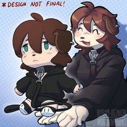 :< ahoge anthro black_bottomwear black_clothing black_hoodie black_shorts black_topwear bottomwear brown_hair clothed clothed_anthro clothed_female clothing collar ear_piercing eyelashes eyes_closed female footwear green_eyes hair hoodie leash leashed_collar open_mouth open_smile piercing plushie shoes shorts smile solo spinning text topwear salamanding joan_(salamanding) canid canine canis domestic_dog mammal 1:1 2025 animated artist_name digital_media_(artwork) loop watermark