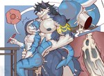 4_fingers anal anal_penetration anthro anthro_on_anthro anthro_penetrated anthro_penetrating anthro_penetrating_anthro areola athletic athletic_male balls belly_grab black_body black_hair blue_body blue_hair bodily_fluids butt chair cheek_tuft chest_tuft cum cum_in_ass cum_inside cum_on_balls cutaway disembodied_penis duo emanata erection eyebrows facial_tuft fingers flash_emanata foreskin from_behind_position furniture genital_fluids genitals glans grabbing_from_behind grin hair hand_on_butt head_between_pecs holding_object holding_pen humanoid_genitalia humanoid_penis impregnation inbreeding internal interspecies interspecies_impregnation linked_speech_bubble long_tail looking_at_another male male/male male_impregnation male_penetrated male_penetrating male_penetrating_male mouth_closed muscular muscular_anthro muscular_male nervous nipples ovum partially_retracted_foreskin pecs pen penetration penile penile_penetration penis penis_in_ass quads sex shark_tail side_view simple_background sitting size_difference smaller_penetrated smile spank_marks spank_marks_on_ass speech_bubble sperm_cell standing sweat sweatdrop table tail tail_grab teeth tuft vein veiny_penis wolf_tail ziran cark_(crx5s_4) canid canine canis catshark fish hybrid mammal marine shark wolf hi_res watermark brother_(lore) brothers_(lore) incest_(lore) sibling_(lore)