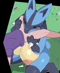 anthro anthro_focus anthro_penetrated areola big_breasts blue_body blue_fur blush bodily_fluids bottomless bottomless_human bottomless_male breast_jiggle breasts clothed clothed_human clothed_male clothing cock_and_balls_blowjob cum cum_from_mouth cum_in_mouth cum_inside cum_on_ground cum_string deep_throat dominant dominant_anthro dominant_female duo ears_up erect_nipples faceless_character faceless_male feedbag_position fellatio female female_anthro female_focus female_on_human female_penetrated fur genital_fluids genitals glistening glistening_breasts glistening_thighs grass heart_eyes heart_symbol high-angle_view huge_breasts human_on_anthro human_penetrating human_penetrating_anthro human_penetrating_female interspecies jiggling kneeling larger_anthro larger_female leaking_cum legs_around_partner light_body light_skin male male/female male_human male_on_anthro male_penetrating male_penetrating_female nipples noisy_oral nude nude_anthro nude_female oral oral_penetration orgasm penetration penile penile_penetration penis penis_in_mouth pink_areola pink_nipples plant purple_clothing purple_shirt purple_topwear red_eyes saliva saliva_string sex shirt size_difference smaller_human smaller_male tail tail_motion tailwag three-quarter_view topwear sky_necko sound_warning nintendo pokemon generation_4_pokemon human lucario mammal pokemon_(species) 5:6 animated short_playtime sound video